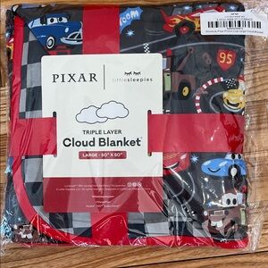Little Sleepies Pixar Cars Cloud Blanket 50”x50”